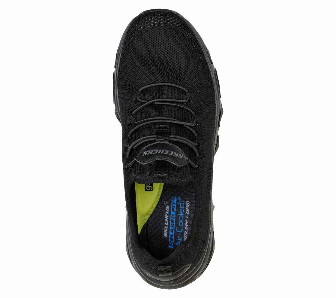 Skechers Glide Step Black Shoes Men's 